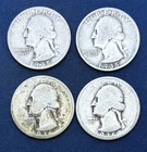 1935(2), 1936(2)  Washington Silver Quarters,  4 coin lot  - Philadelphia