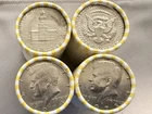 Unsearched Kennedy Half Dollar Roll of 20 unknown years Inside Free Shipping