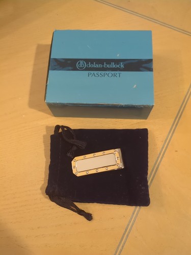 Fermasoldi vintage Dolan Bullock in argento