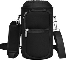 Insulated Water Bottle Bag Neoprene Carrier Sleeve for 32/40/64/128 Oz Water Jug