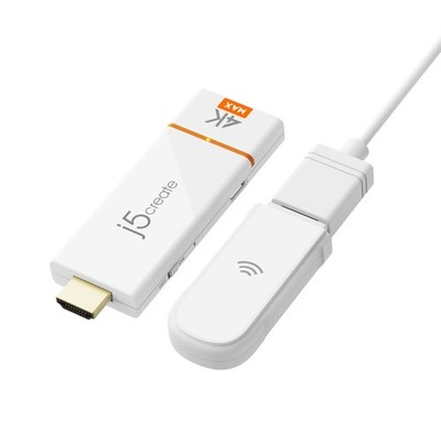 ScreenCast 4K Max Wireless Display Adapter with Enhanced Antenna, Streaming V...