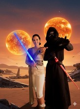 Kylo Ren Star Wars Cosplay Costume 3 Pieces Adult Size Medium