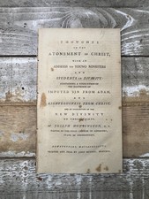 1791 American Religious Pamphlet “Thoughts on Atonement of Christ” Huntington