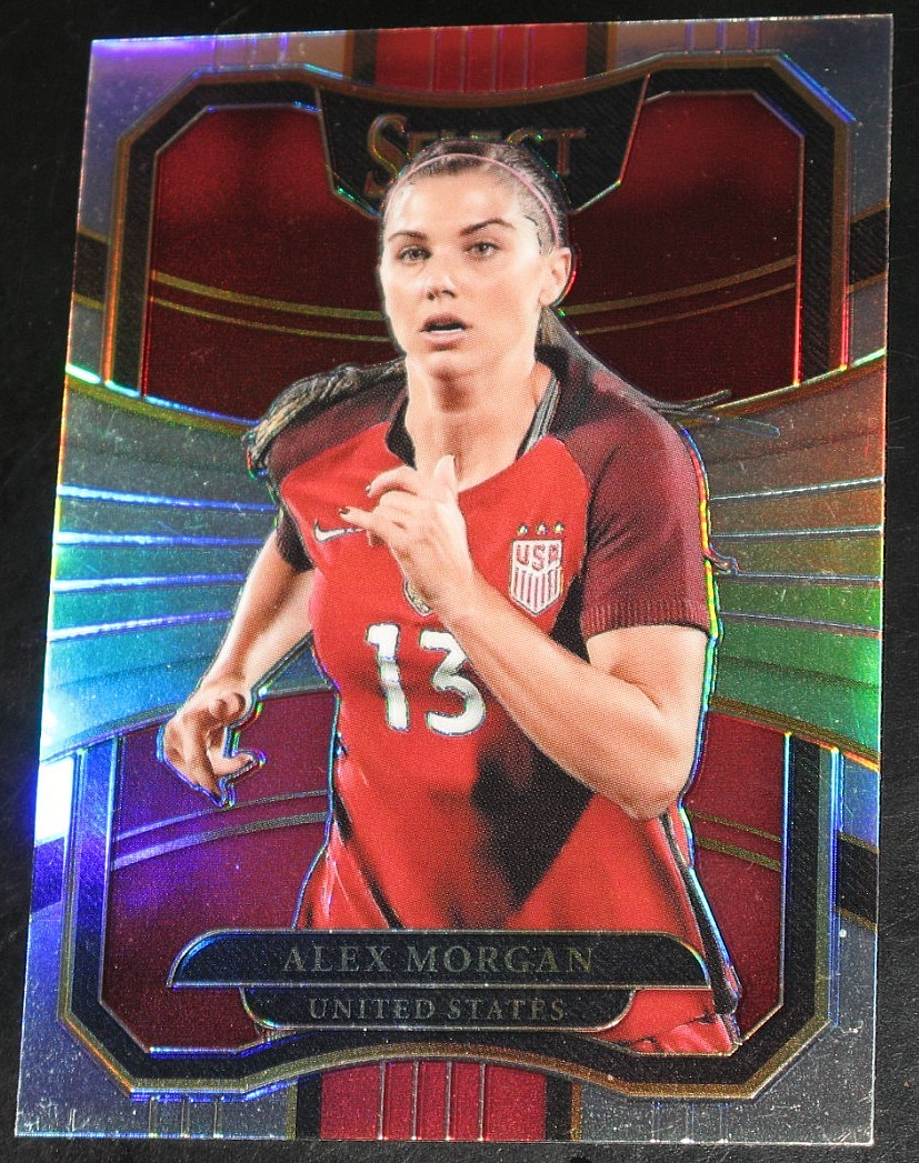 2017-18 Select Alex Morgan Silver Prizm Terrace #13 USA USWNT Rookie 2018 Exc. c