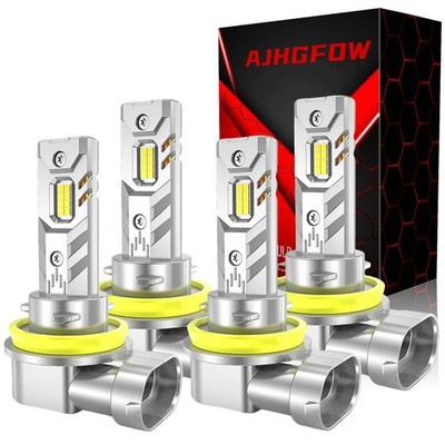 For Chevy Impala 2006 2007 2008-2013 Combo 6000K LED Headlights Hi-Low Bulbs 4X