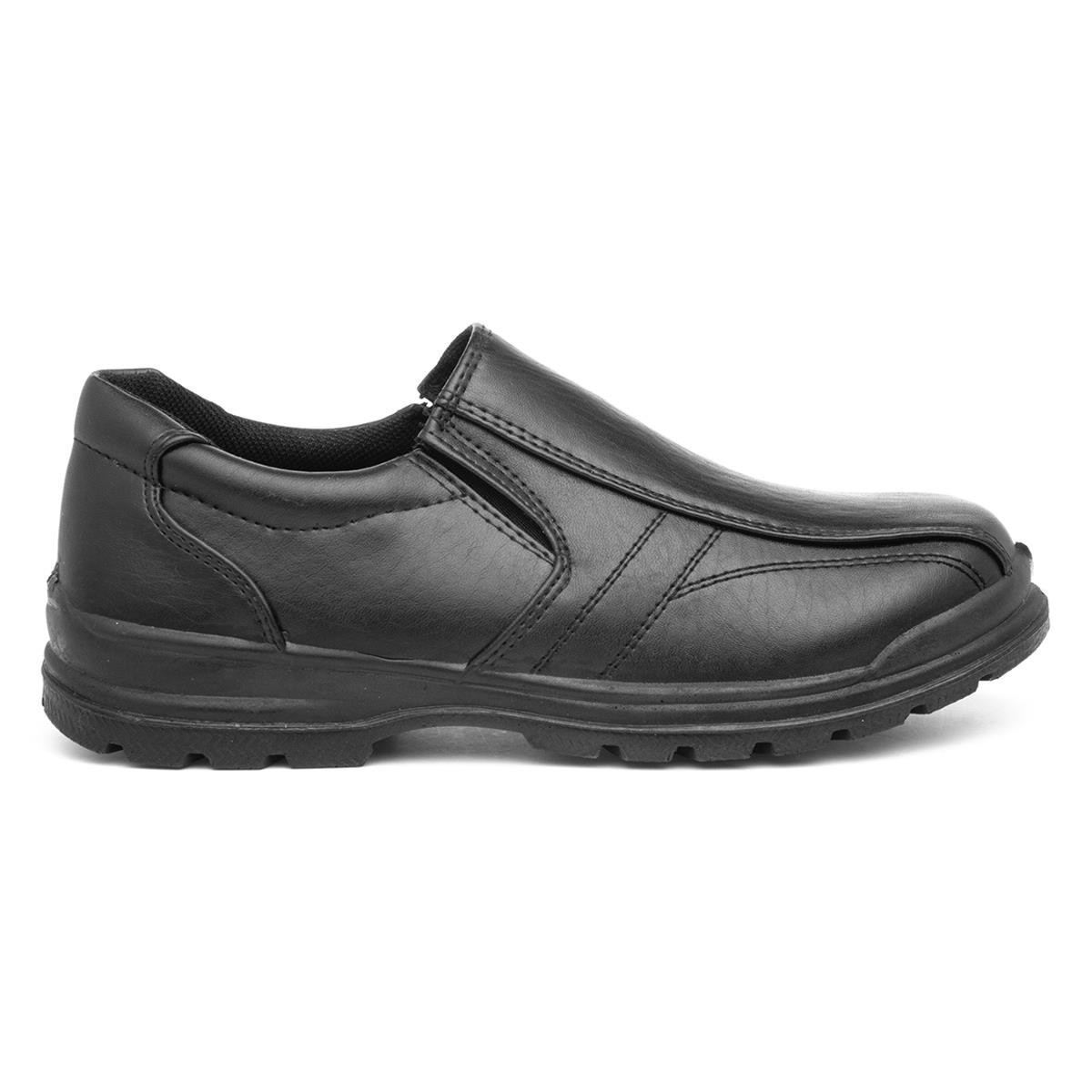 Trux Boys Shoe Black Slip On School Shoe Eric SIZE