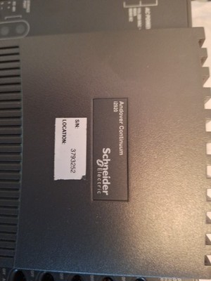 Schneider Andover Continuum I2920 Terminal Controller Module Pulled Working Used