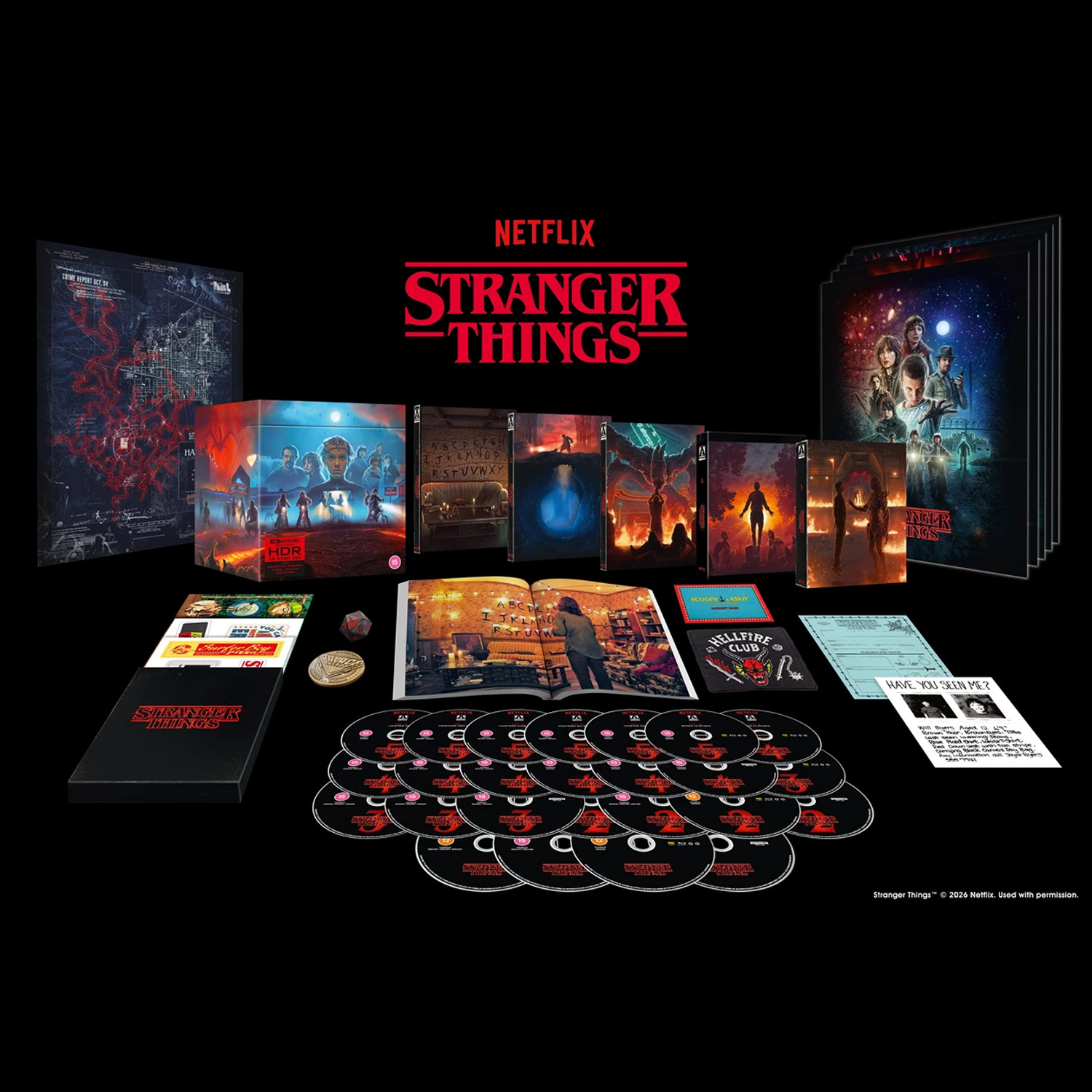 Stranger Things: Complete Series Deluxe Edition [15] 4K UHD Box Set