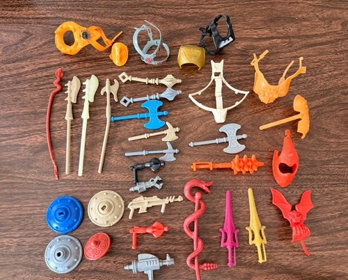 Vintage 1980's Masters of the Universe MOTU Weapon & Accessories Lot