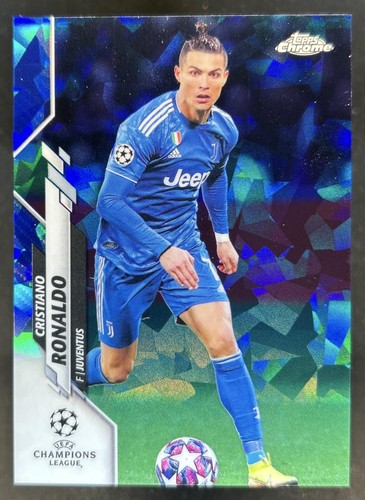 2019 Topps Chrome Sapphire UEFA Cristiano Ronaldo Variation SP #100b Juventus