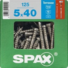 Spax Terrassenschrauben 5.0 x 40 mm TX 25 - 125 Stk.  Schraube