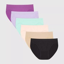 Hanes Women's 7pk Bonus Comfort Flex Fit Seamless Bikini - 8/XL Colors Vary