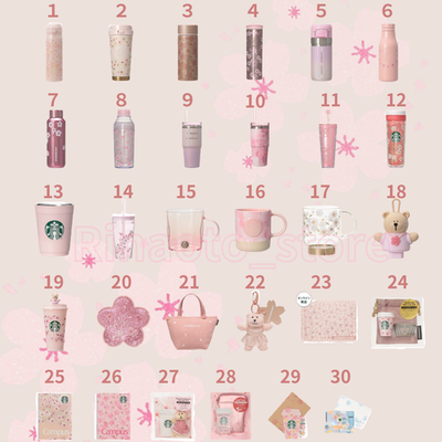 Starbucks Japan SAKURA 2026 1st & 2nd Cherry Blossom Tumbler