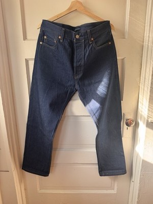 Levi's Men's 501 1980s Made and Crafted - Dark Wash Button Fly 33x34