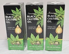 Lot Of 3 Jamaican Black Castor Oil 2.02 Fl Oz. 100 Pure Cold Pressed New In Box