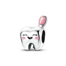 MULA Original 925 Sterling Silver Charm Happy Little Teeth fit Women Bracelet