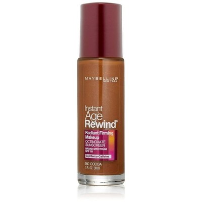 Maybelline Instant Age Rewind Radiant Firming Makeup SPF 18 360 Cocoa 1 Fl Oz