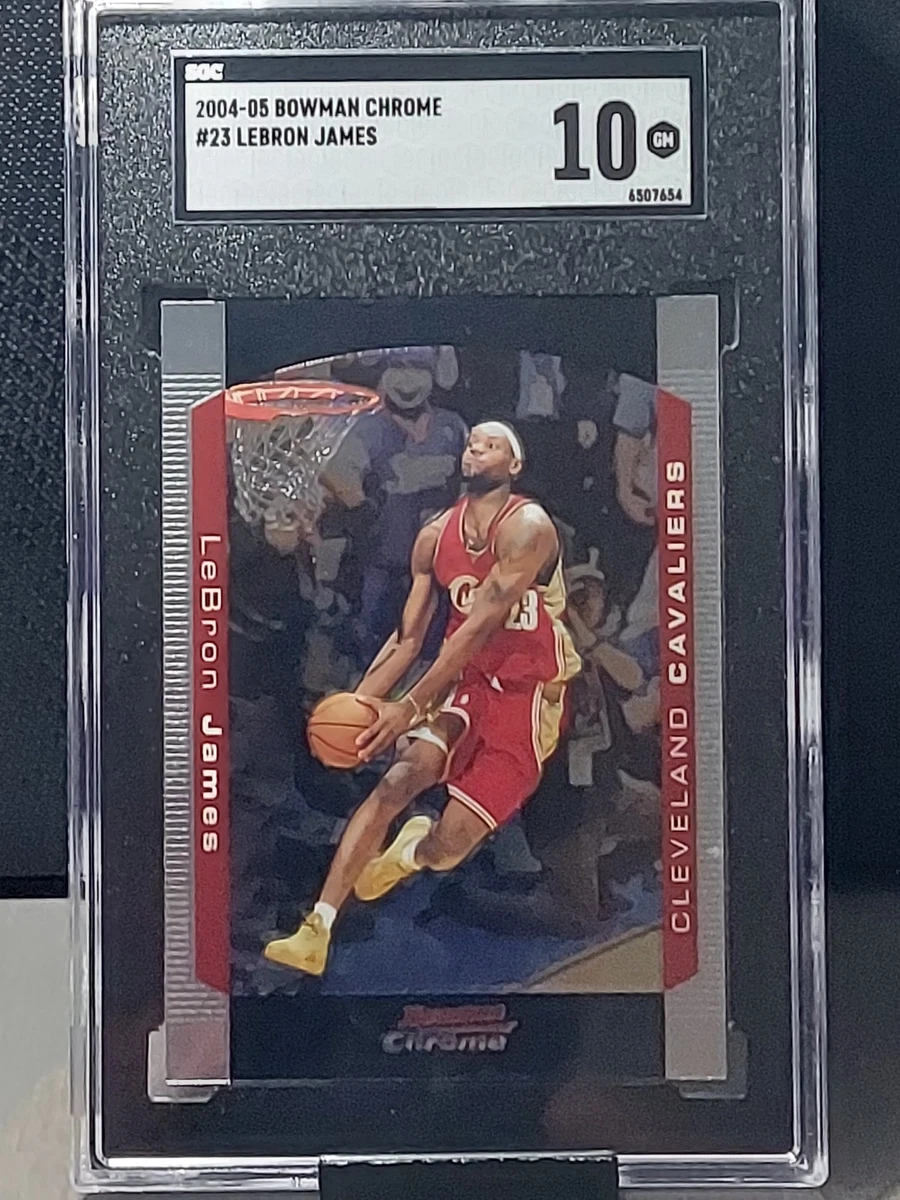 Bowman LeBron James 10 Graded Basketball Sports Trading Cards