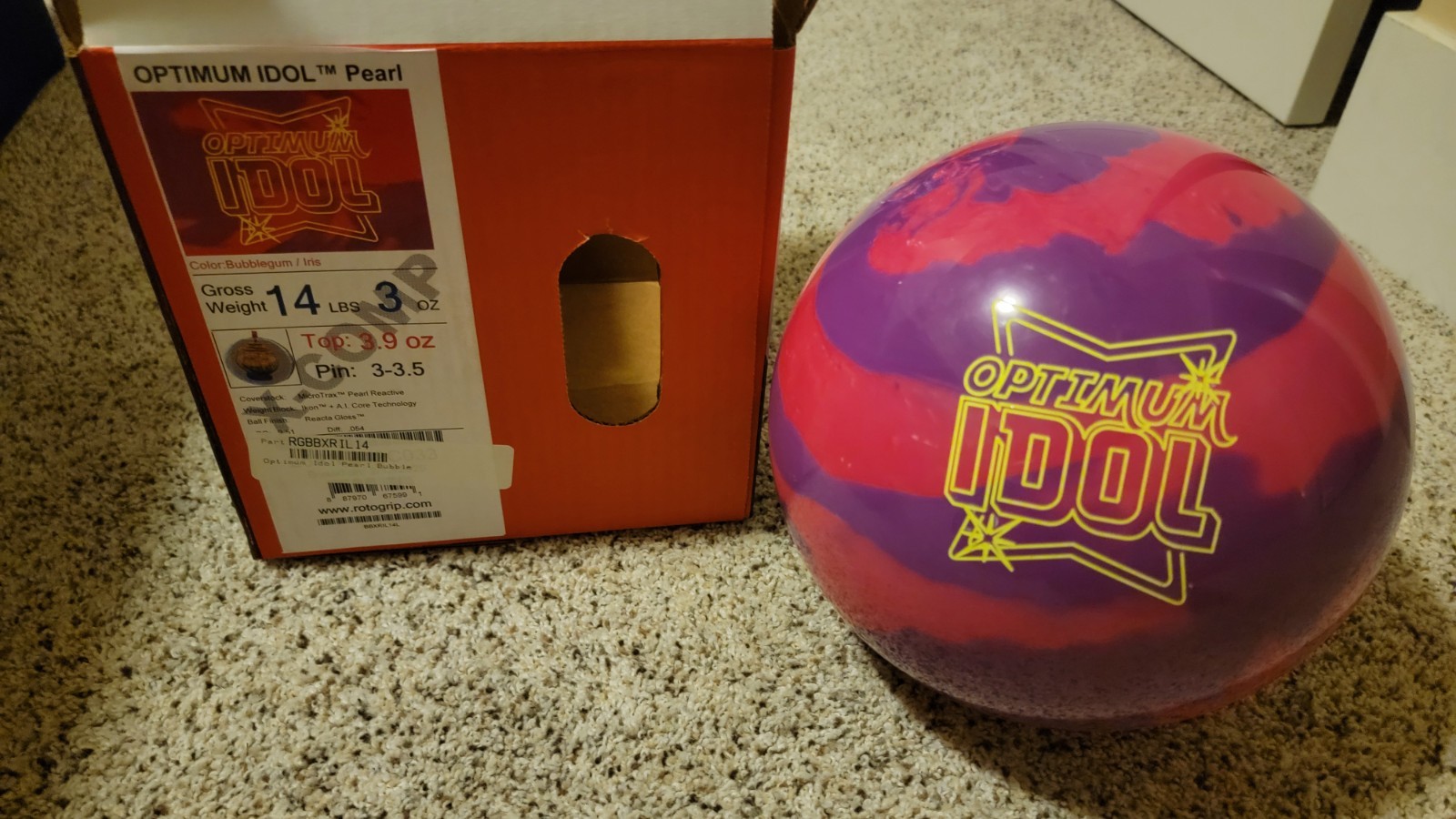 Roto Grip Optimum Idol Pearl Bowling Ball X-Comp | 14 Pounds