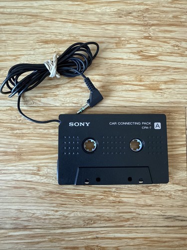 Sony CPA-7 Car Audio Cassette Adapter CONNECTING PACK -3.5mm For WALKMAN DISCMAN