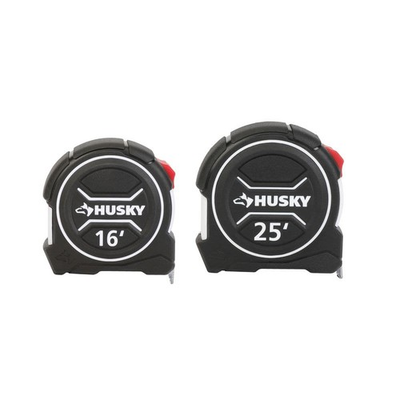 #ad #ad Husky Husky 2pk 16 and 25ft Tape Measure $14.95