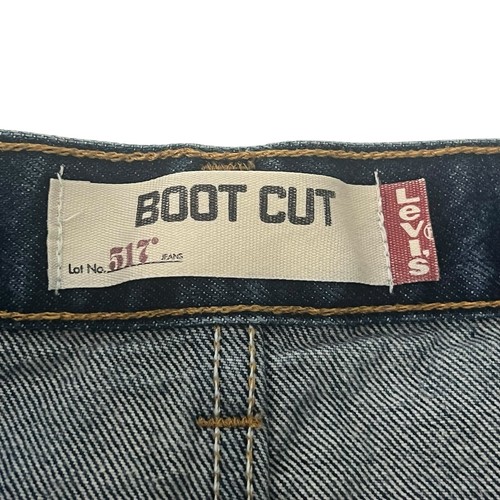 Levis 517 Bootcut Jeans Mens 36 X 34 Blue Denim Dark Wash - Picture 9 of 12