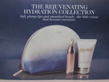 La Mer The Lip Volumizer 0.24 Oz Full Size Set + Hand Treatment 1.7 & Beauty Bag
