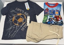 New Kids Boys 3 Pieces Clothes Size 6/7 Mix Multicolor