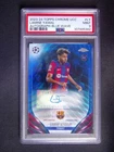 2023-24 Topps Chrome UEFA Japan Lamine Yamal RC Rookie Auto Blue Wave /75 PSA 9