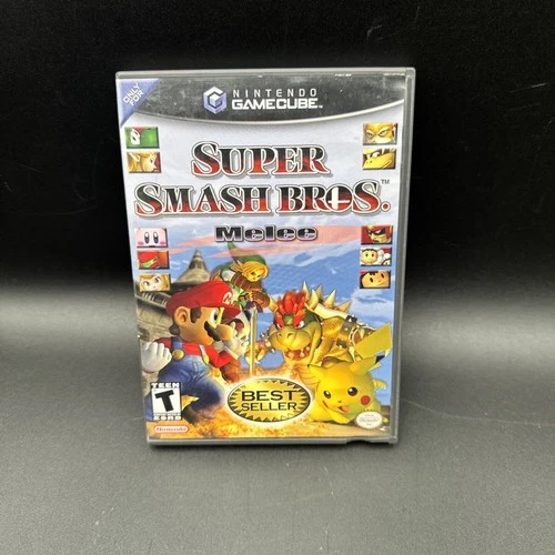 Super Smash Bros Melee (Nintendo GameCube, 2001) No Manual