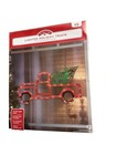 New Design Group Multicolored Truck & Tree Indoor Christmas Decor BOX DAMAGE