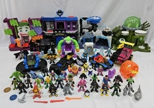 Fisher Price Imaginext DC Super Friends Lot Batman Playsets Vehicles Figures 