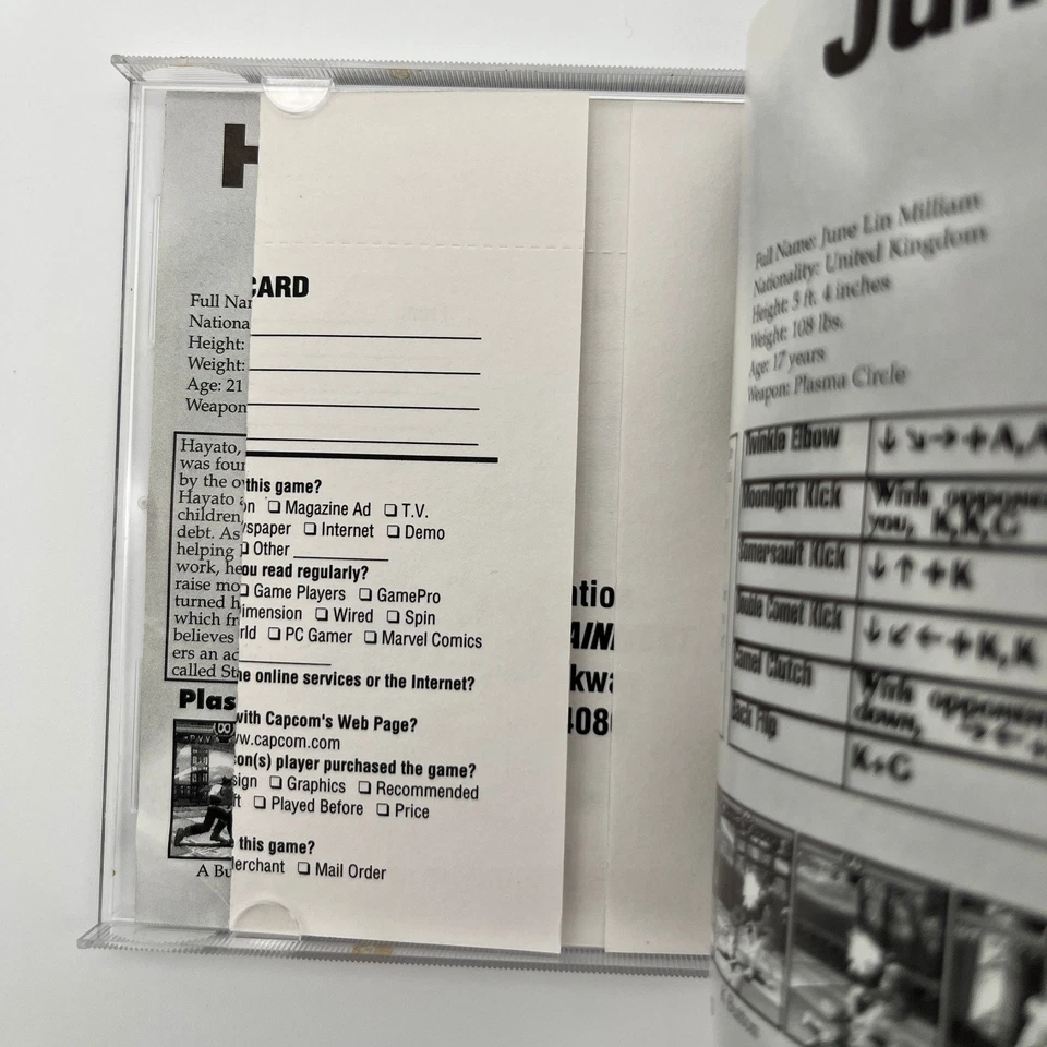 Star Gladiator - Episode: I Final Crusade - PS1 CIB con tarjeta de registro casi como nuevo Foto 3 de 4