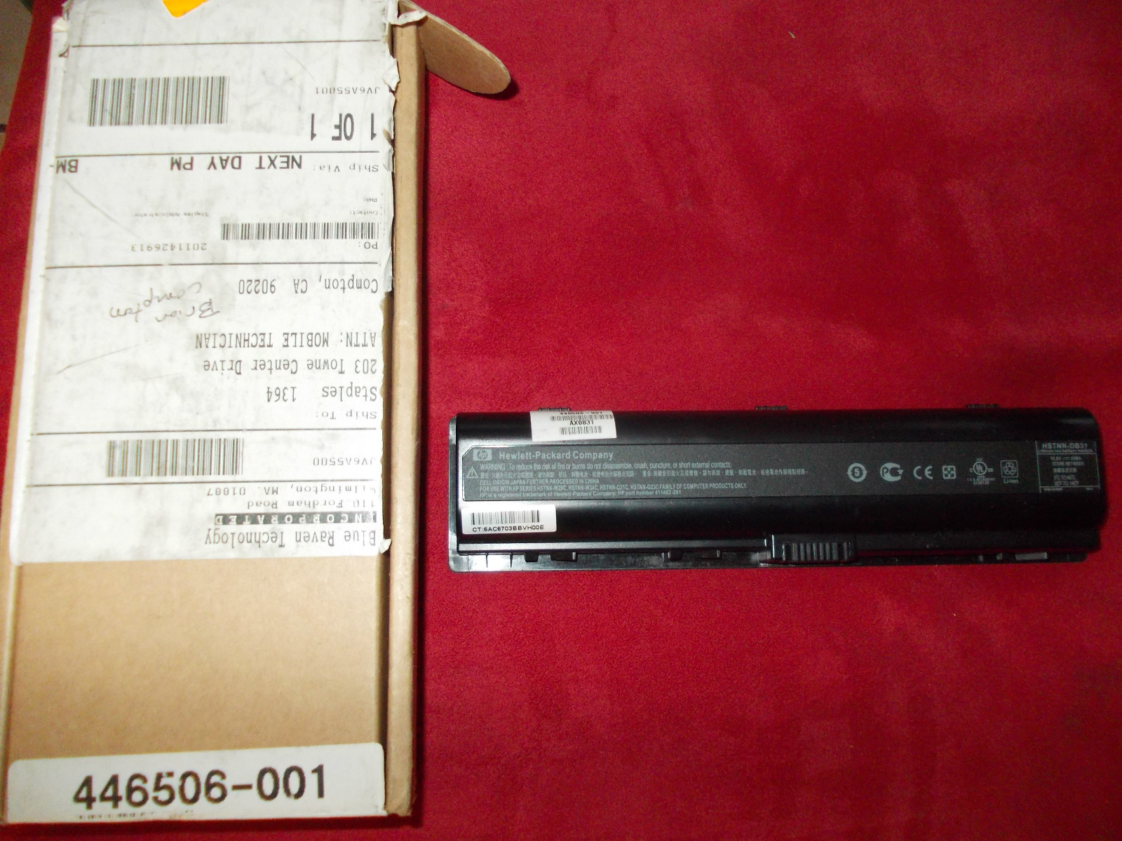 HP Compaq 10.8V Replacement Laptop Battery 4400mAh 48Wh HSTNNDB31 eBay