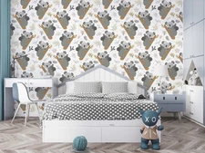 3D Animal Koala Pattern Wallpaper Wall Murals Removable Wallpaper 61