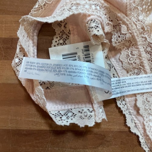 Jenni Women's Lace-Trim Thong set of 4 large - Picture 7 of 7