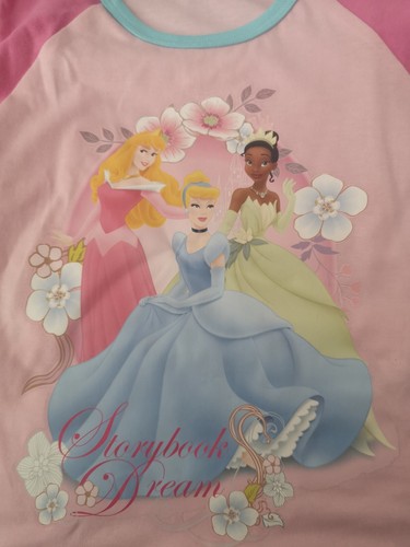 Official Girls Disney Princess Pyjamas pjs Kids Childrens PJ Set pink 2-3 years - Picture 2 of 8