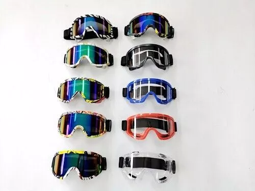 Goggles Dirt Bike Motocross ATV MX Off-Road Motorcycle Anti-fog Eyewear Breathin - Picture 1 of 21