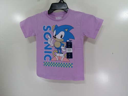 New Sonic The Hedgehog T Shirt Size XS 4 5 Purple