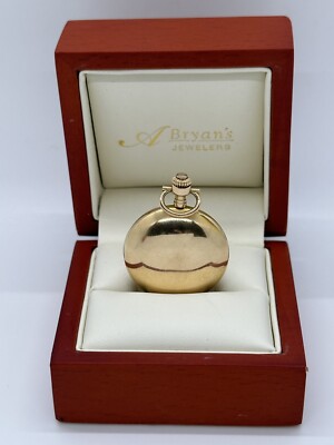 Vintage Antique Louis Grisel Pocketwatch 14K Gold Hunter  display picture 2