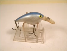 Vintage Blakemore Trouble Shooter Pearl Blue rattle crankbait lure