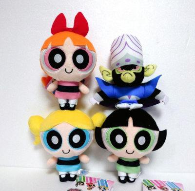The Powerpuff Girls グッズセット タンブラー ぬいぐるみ The Powerpuff Girls Plush Doll Stuffed Toy 16cm Set of 4 SEGA 2024