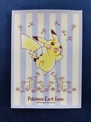 1x Pikachu Flowers In Full Bloom Pokemon Center Exclusive Card Game Sleeve 2020