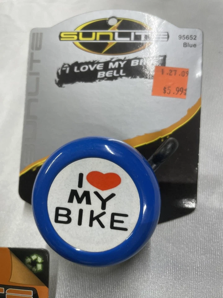 BELL Handlebar Sunlite I LOVE MY BIKE Blue, Black, Red - Image 2 of 4