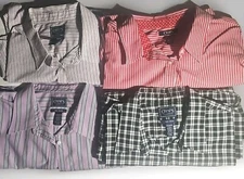 (4)  Chaps Button Down Shirt LOT - Size 3X -  Long-sleeved Women's Shirts Lot ×4