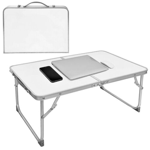 Lightweight Foldable Laptop Table Portable Bed Desk Folding Lap Desk  Reading - Photo 1/12