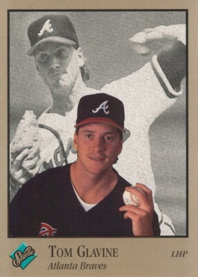Tom Glavine 1992 Leaf Studio   #4 Atlanta Braves Baseball Card HOF