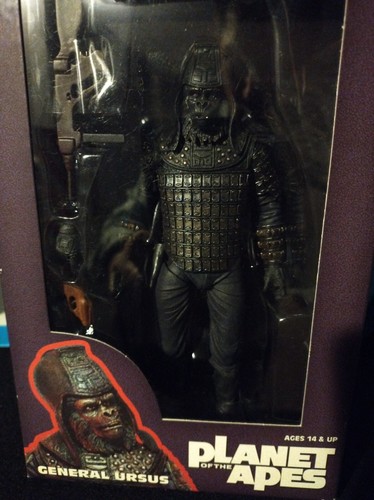 2014 NECA Planet Apes Zira Zaius Cornelius Ursus Gorilla Soldier 7' MOC FREE S/H - Picture 13 of 20