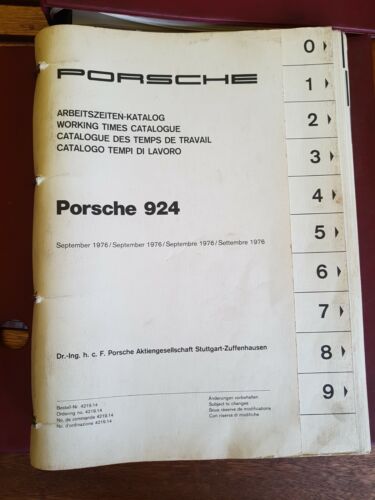 2x Original Porsche 924 Werkstatthandbücher - Bild 2 von 4