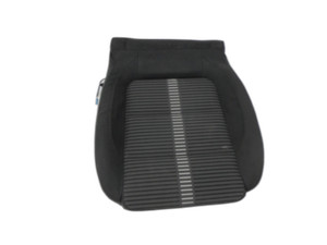 Sitzbezug Sitzpolster für Beifahrersitz re vo titanschwarz/classicgrey VW